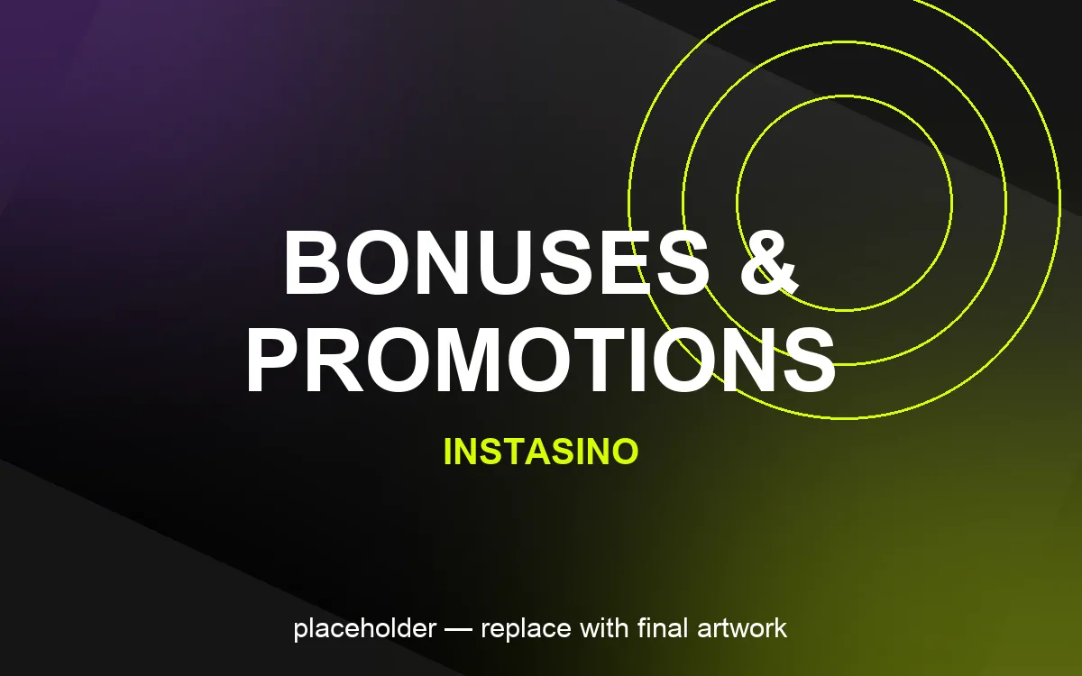 Instasino welcome package – up to €5,000 plus 550 free spins