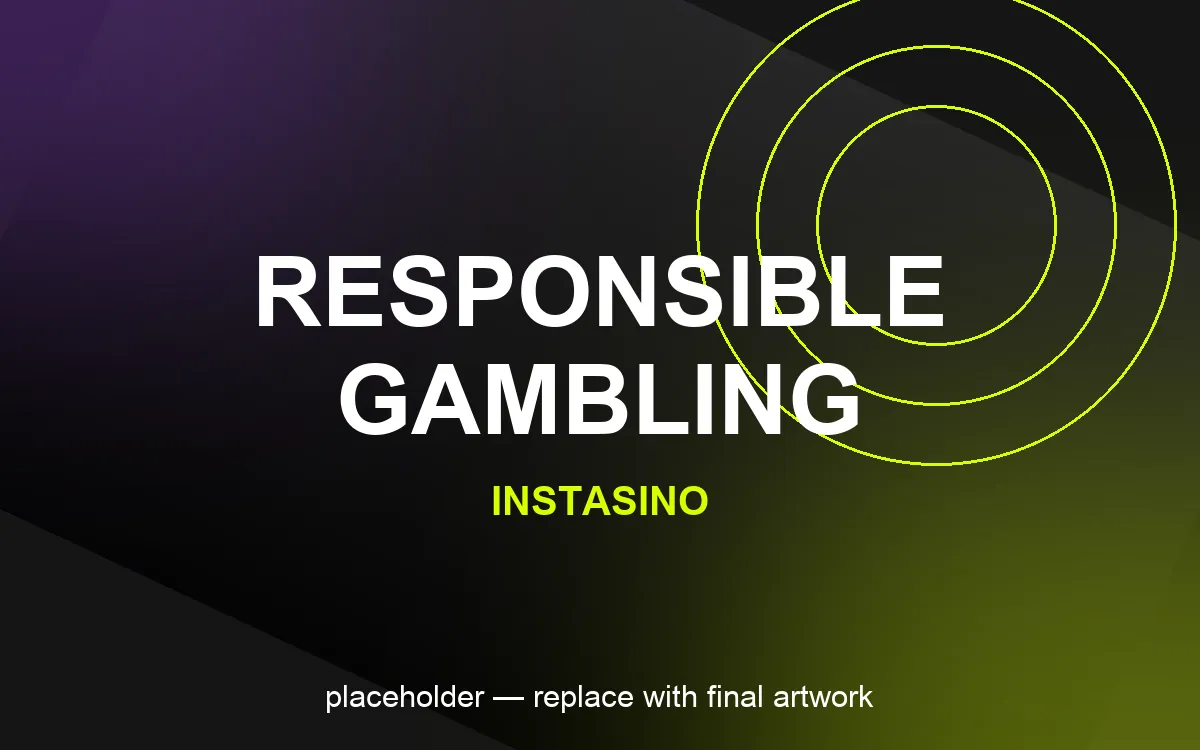 Responsible gaming tools at Instasino